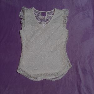 No Boundaries lace top